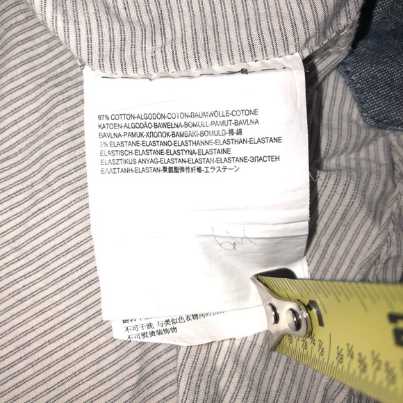 Men’s Vans Striped Long Sleeve Casual Button Up Shirt Size Small Gray - Picture 6 of 7